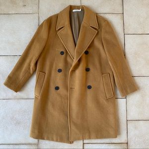 mnml Wool Long Coat (Camel)